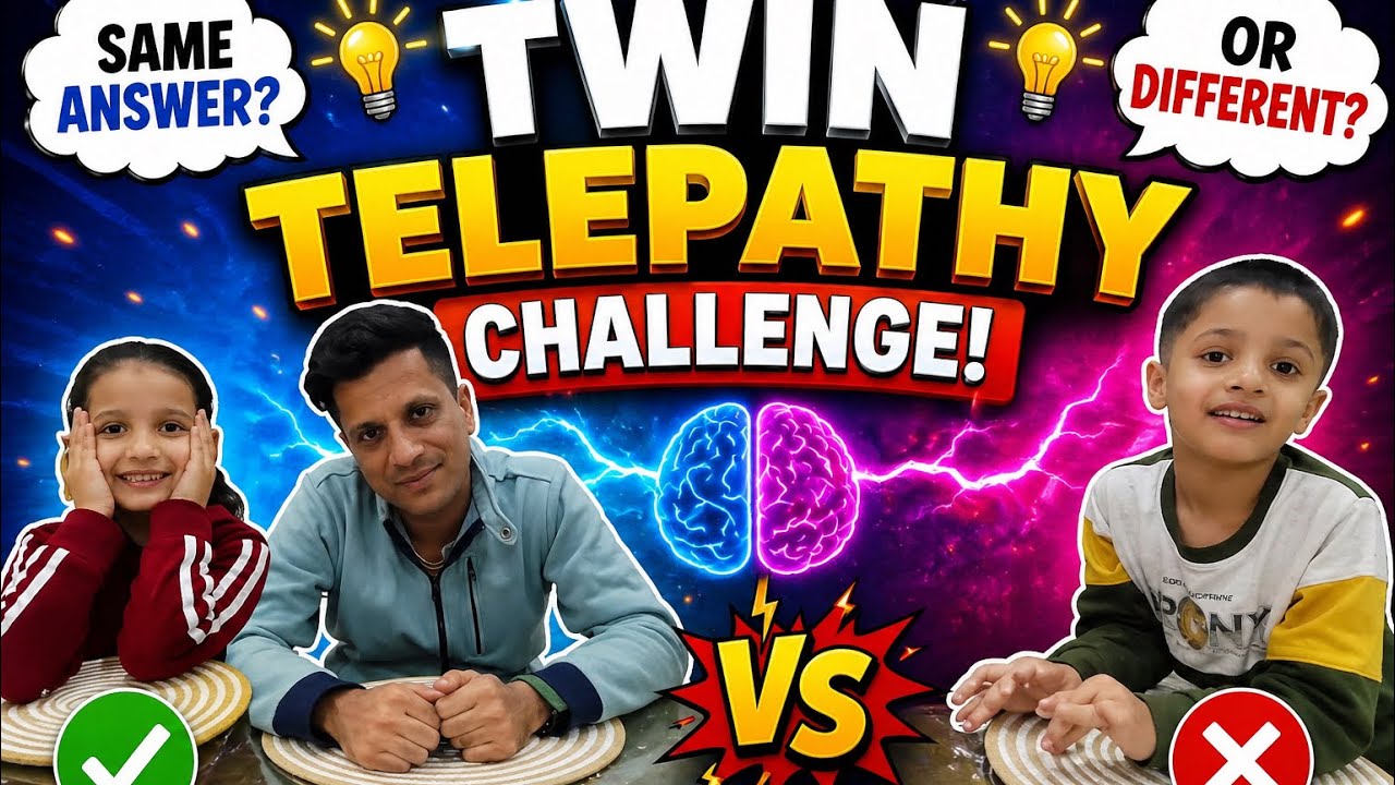 Twin challenge game | Fun game | @twinheartbuddies