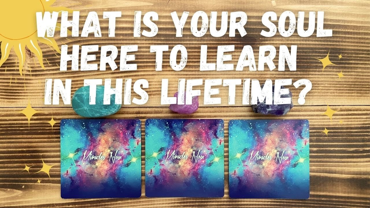 🦋WHAT IS YOUR SOUL HERE TO LEARN IN THIS LIFETIME?✨SPIRITUAL REASON TO WHY YOU ARE HERE✨💫⚡️Tarot