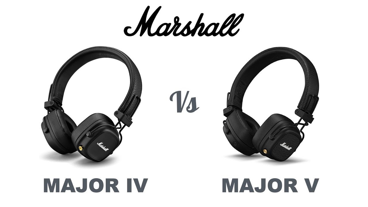 Беспроводные Bluetooth-наушники Marshall Major IV и Major V | Сравнение | Характеристики | Функции