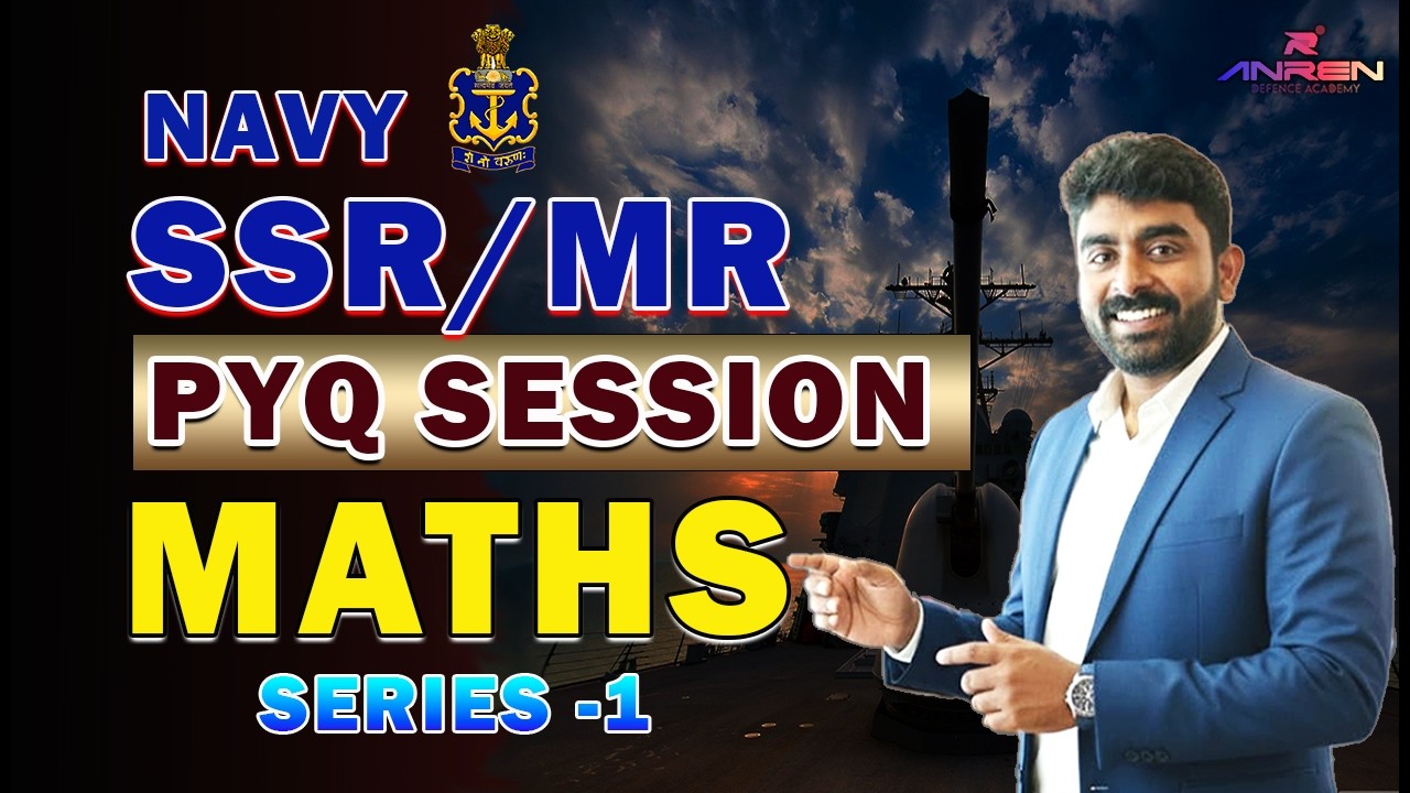 2026 NAVY SSR/MR // MATHS PREVIOUS YEAR QUESTIONS SERIES 1 // പ്രധാന ചോദ്യങ്ങൾ മാത്രം