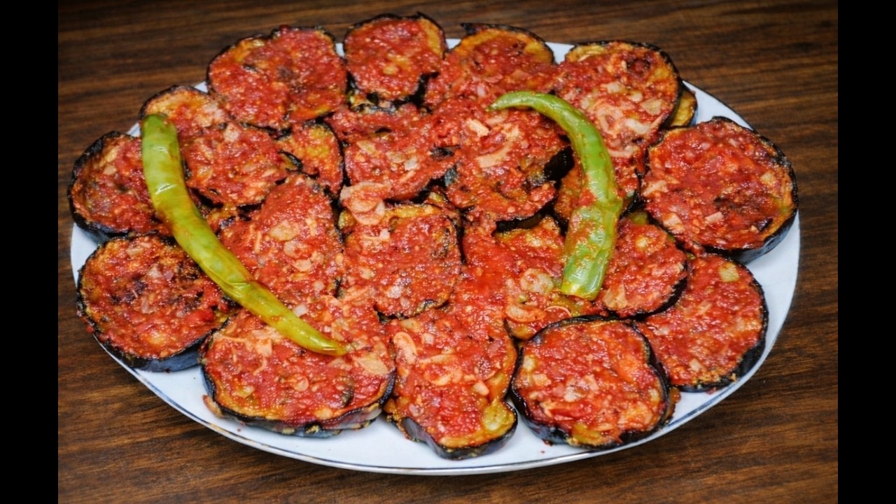 أحلى أكلة سريعة من البتنجان في 10 دقايق بس ⏰🍆🔥🍅