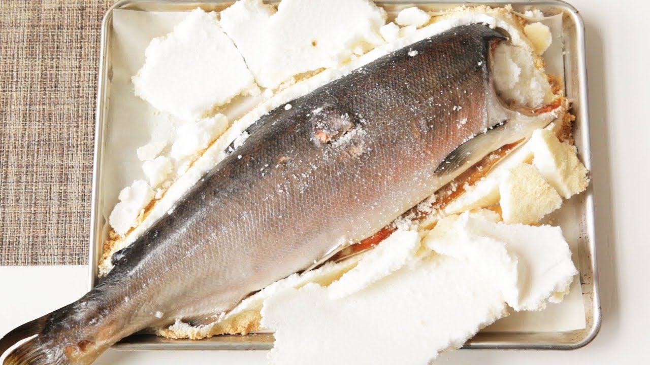 Rezept: Lachs in Salzkruste selber machen