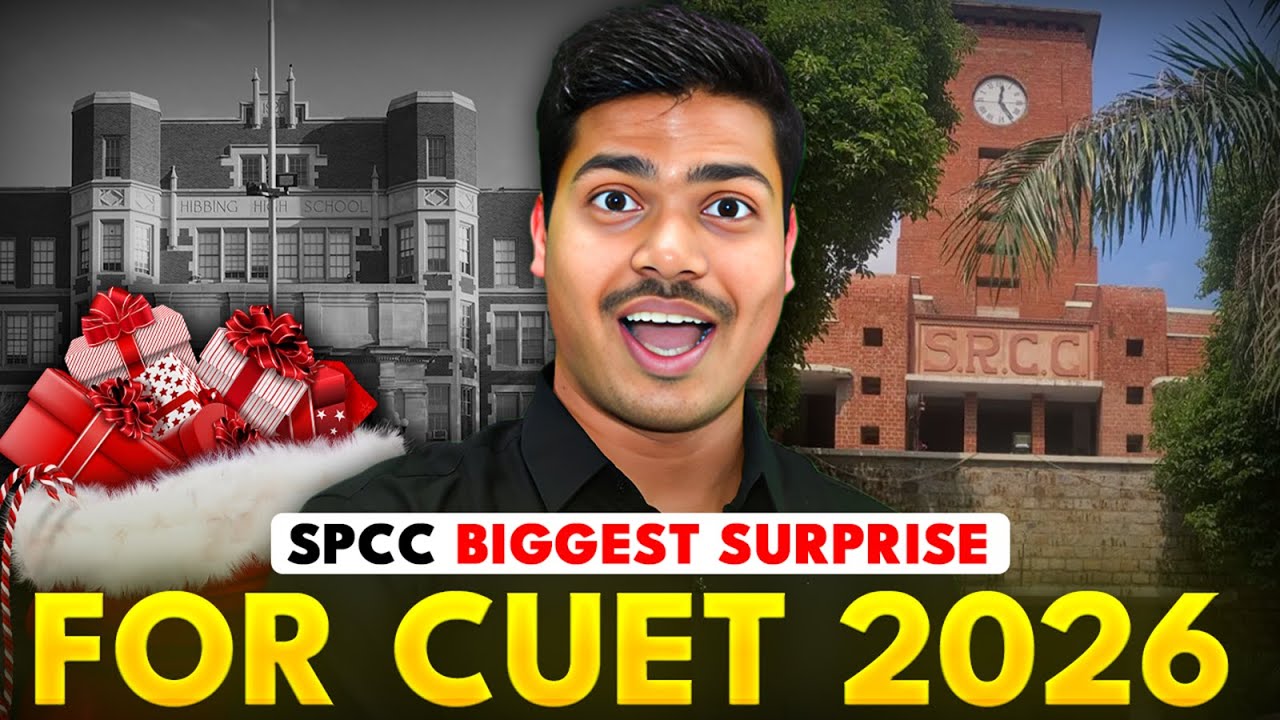 BIGGEST NEW YEAR SURPRISE FOR CUET 2026 | SPCC TO SRCC 4.0