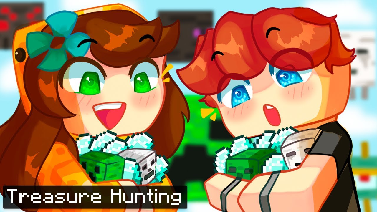 TREASURE HUNTING on MOB SKYBLOCKS