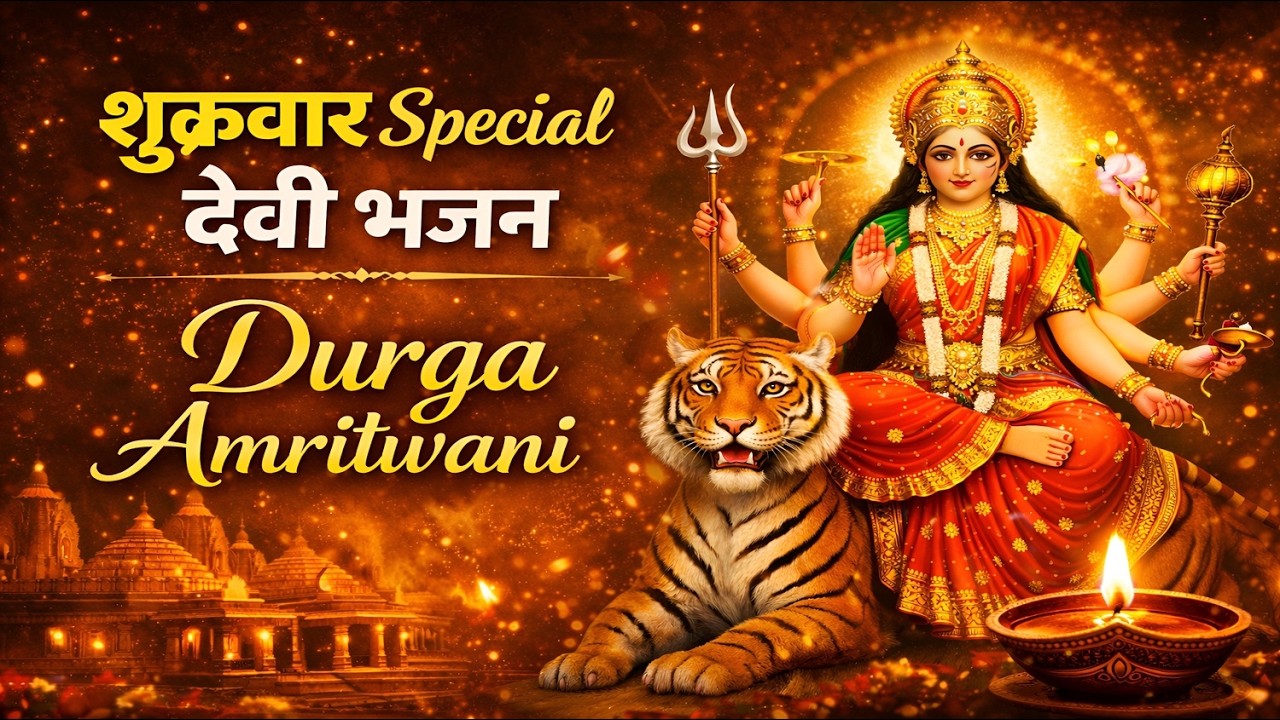 शुक्रवार Special देवी भजन 🙏 | Durga Amritwani | घर में सुख-शांति और समृद्धि लाने वाली