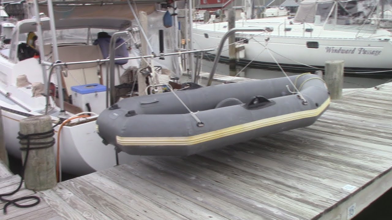 how to install dingy davits