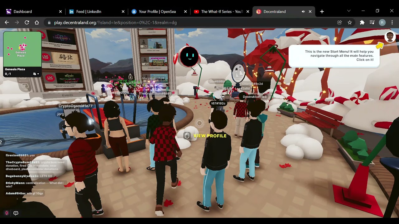 DECENTRALAND GAMEPLAY | Exploring the Metaverse