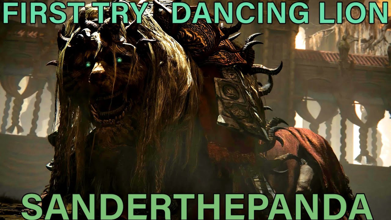 Elden Ring DLC: First Try Divine Beast Dancing Lion 🤯🛡️ | SanderThePanda