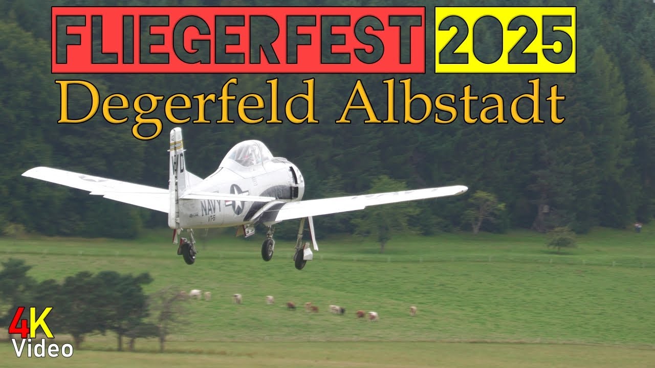 Fliegerfest 2025 - LSV Degerfeld e.V. - 4K Video