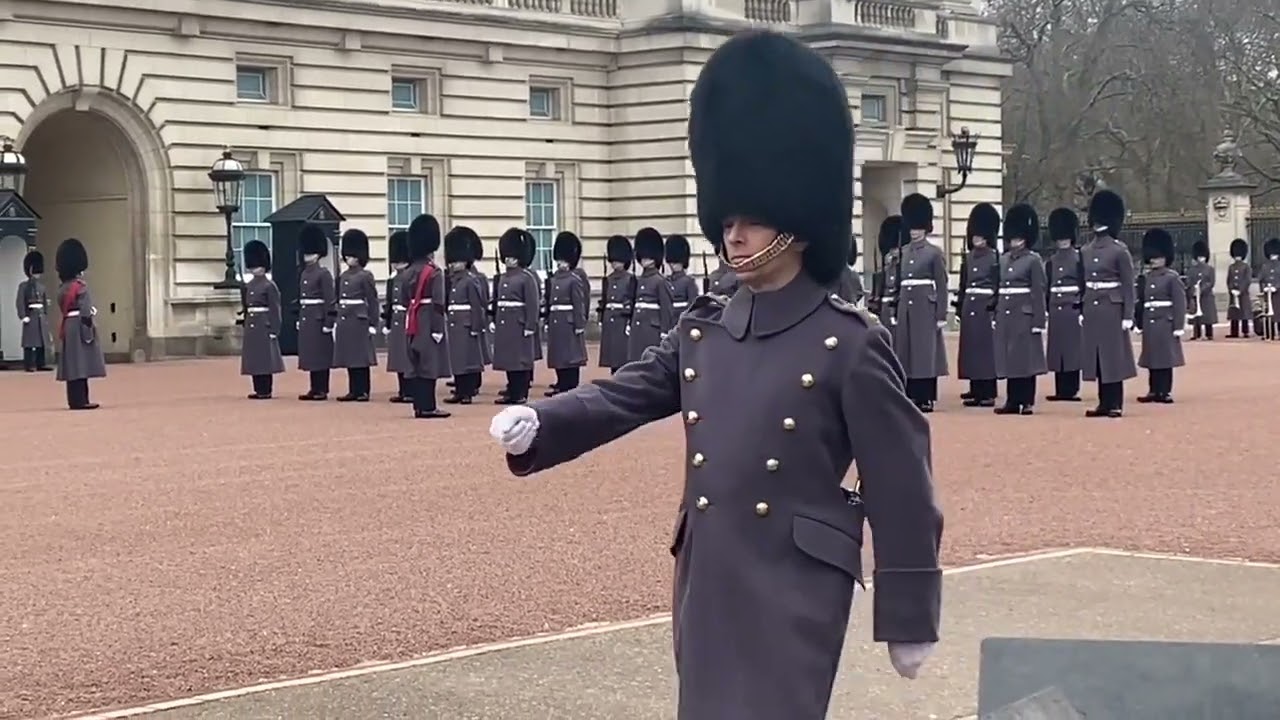 Changing of the Guard. Coldstream Guards to Grenadier Guards 01/03/2023.