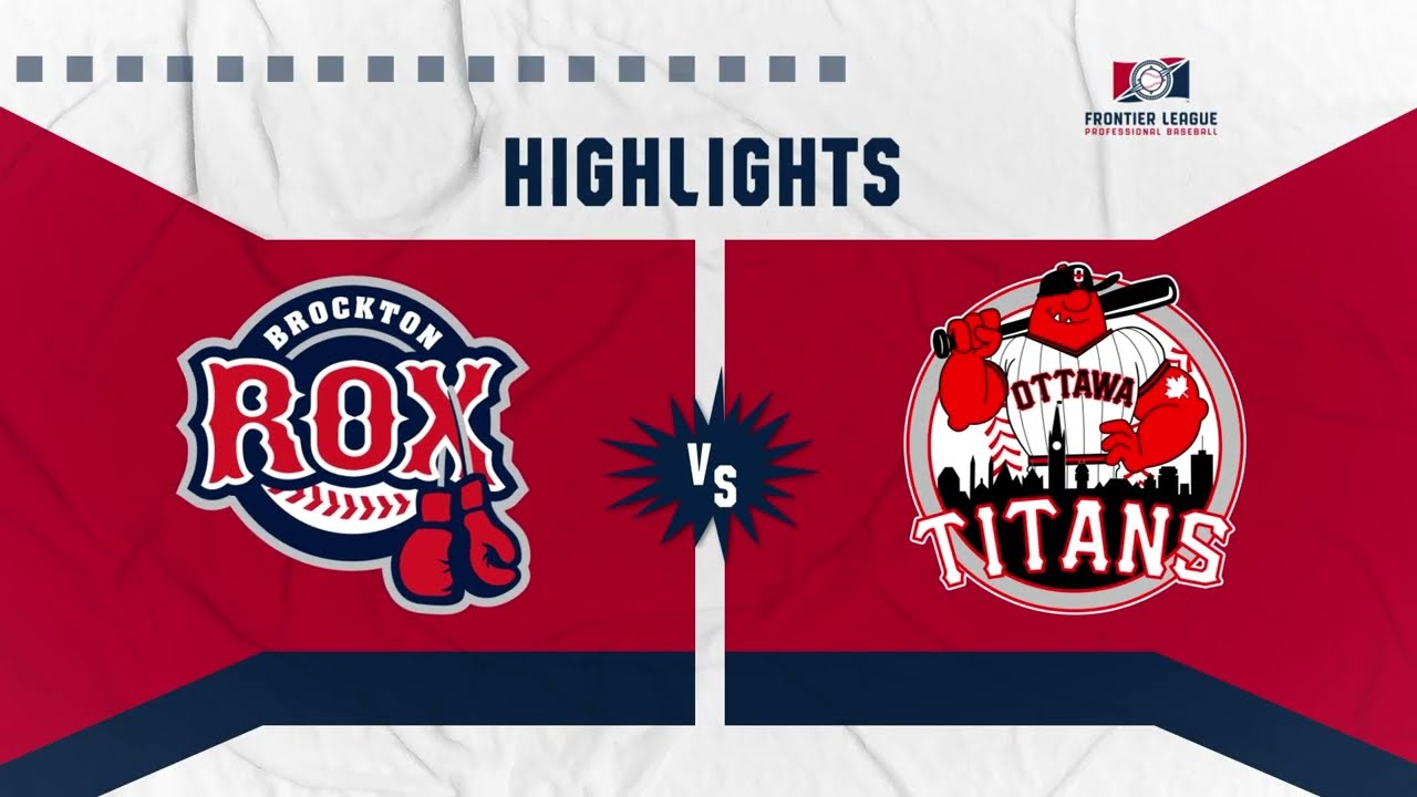 Frontier League | Brockton Rox vs Ottawa Titans Highlights | 22 August, 2025 | #hometeamnetwork