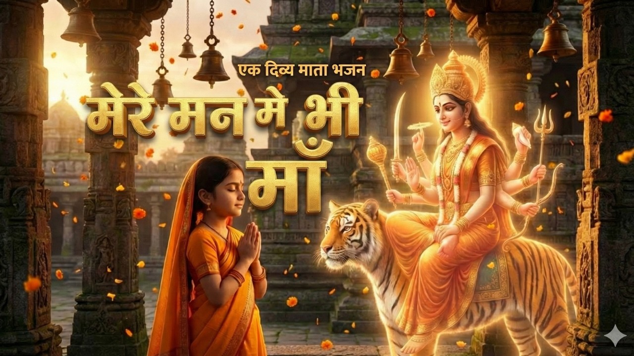 1 HOUR NONSTOP🙏 मेरे मन में भी माँ, मेरे तन में भी माँ | मेरे मन में भी शिव #JaiMataDi