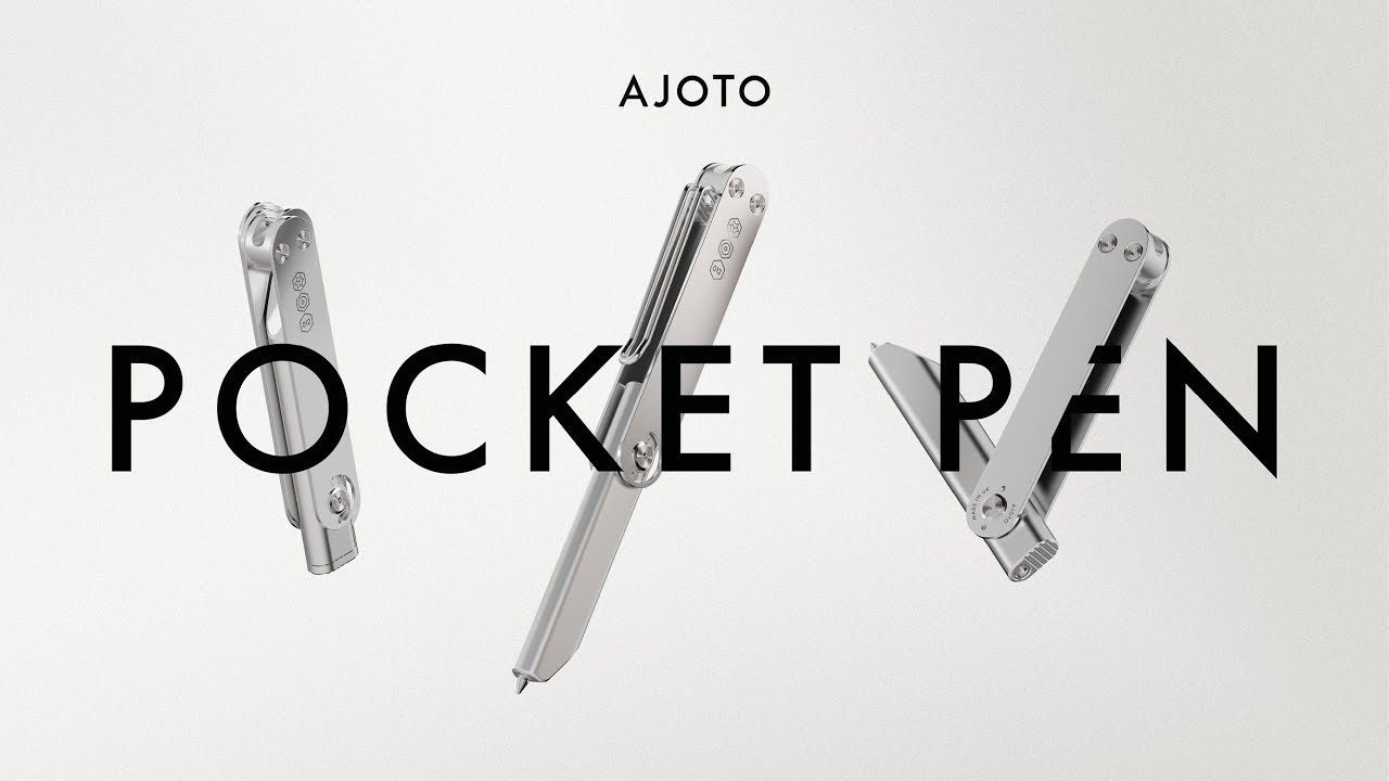 AJOTO POCKET PEN | Now Available on Kickstarter