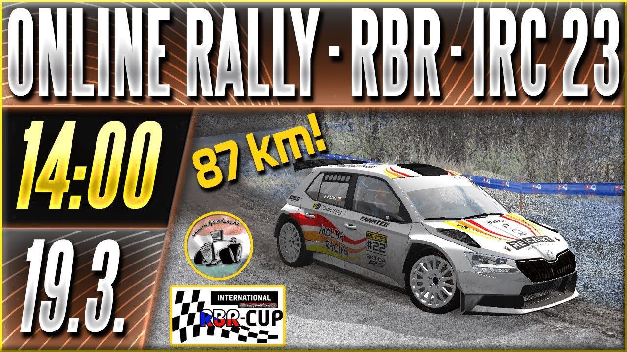 Téměř 100 Km s Fabií R5! - IRC 2023 Kowax Valašská Rally | 19.3. 14:00 (Richard Burns Rally CZ)