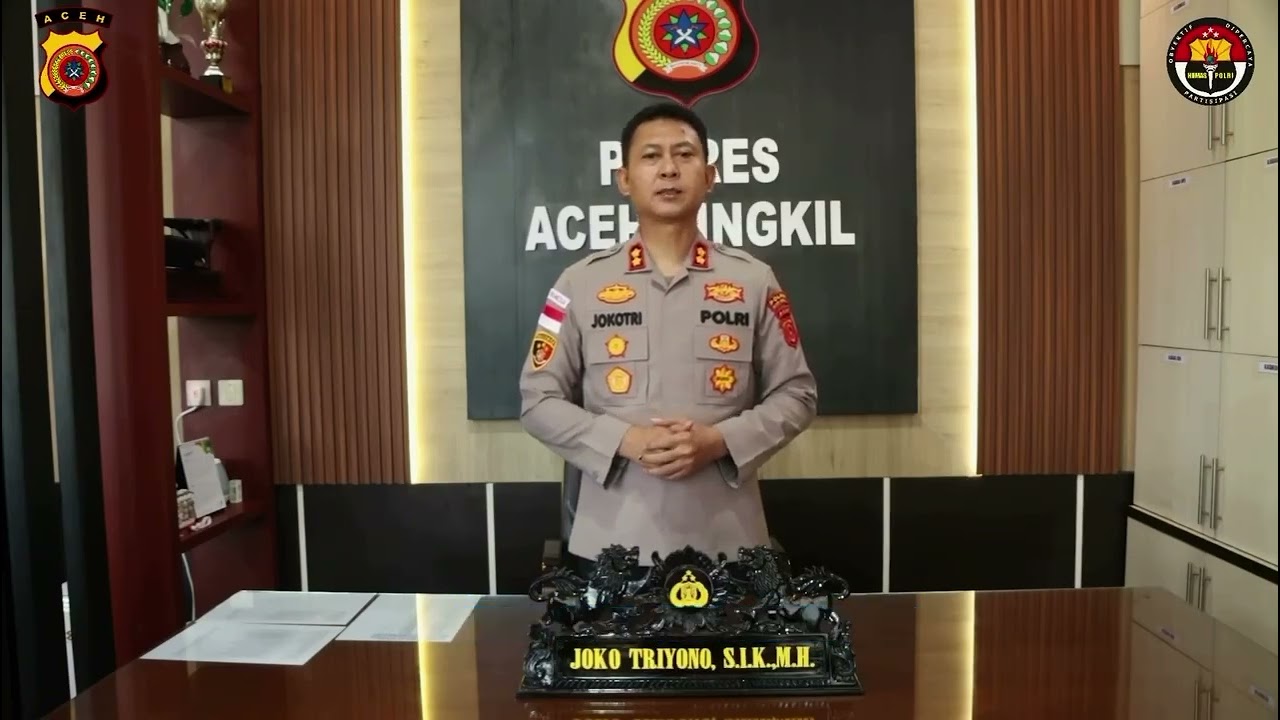 KAPOLRES ACEH SINGKIL MENGUCAPKAN SELAMAT MENYAMBUT BULAN SUCI RAMADHAN 1447 H