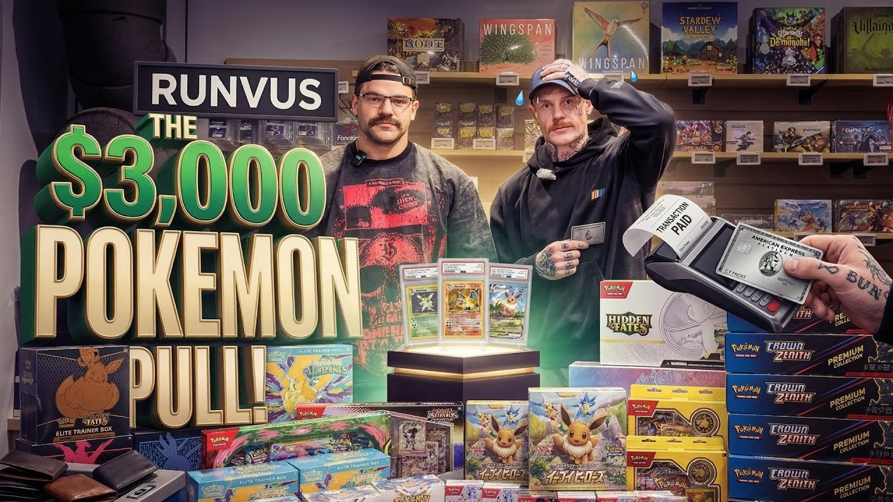 Мы потратили 3000 долларов на карточки Pokemon...
