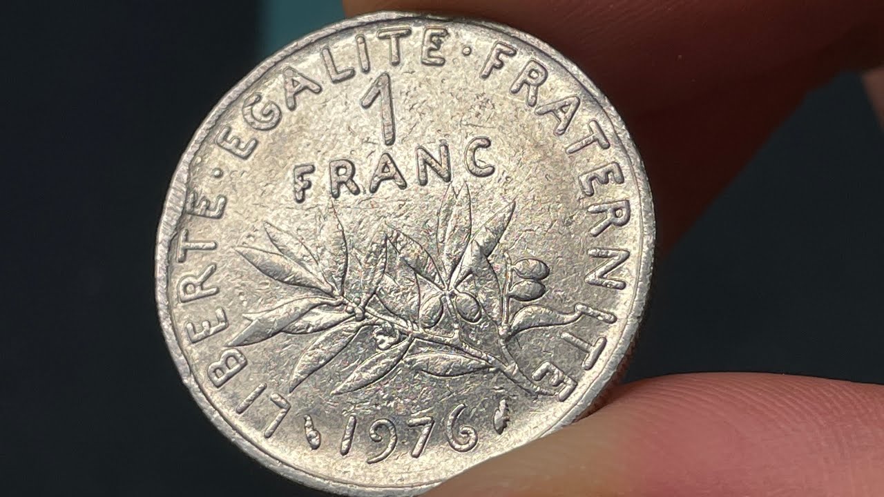 1976 France 1 Franc Coin &bull;&nbsp;Values, Information, Mintage, History, and More