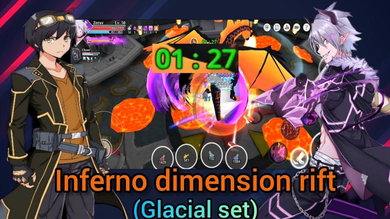 Epic conquest 2 - Chase and Zerav VS Dimension rift (extreme) [glacial set]