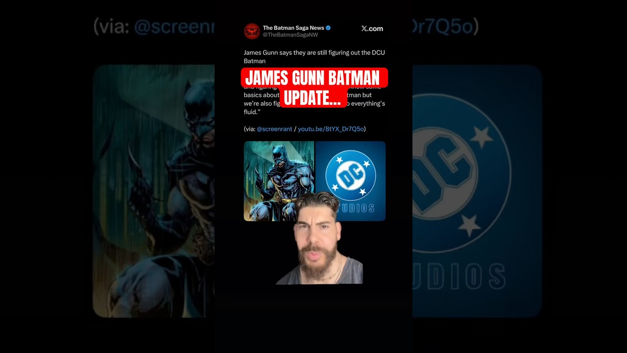 JAMES GUNN BATMAN UPDATE&hellip;