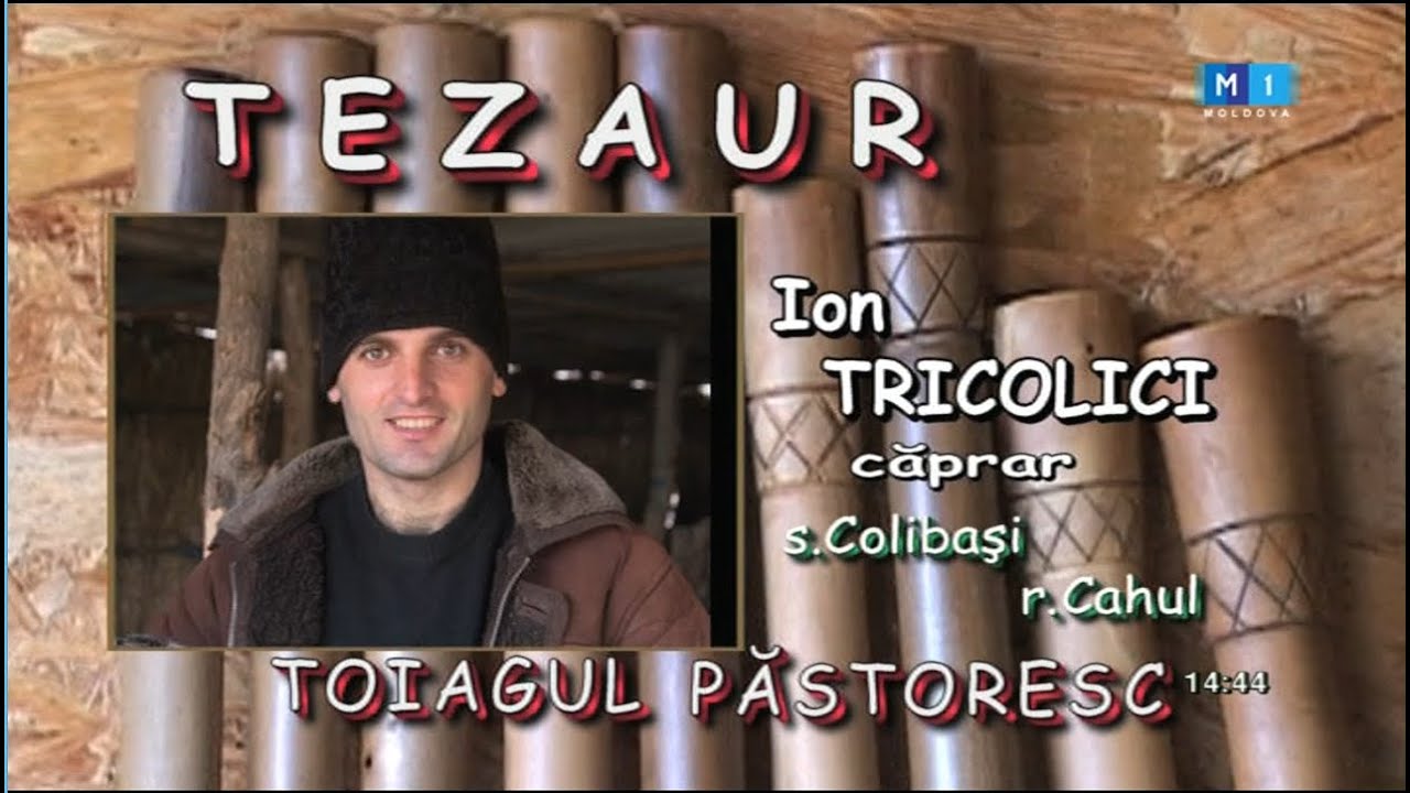 Emisiunea TezAur, Toiag păstoresc, lucrat de Ion Tricolici căprar din s  Colibași Cahul