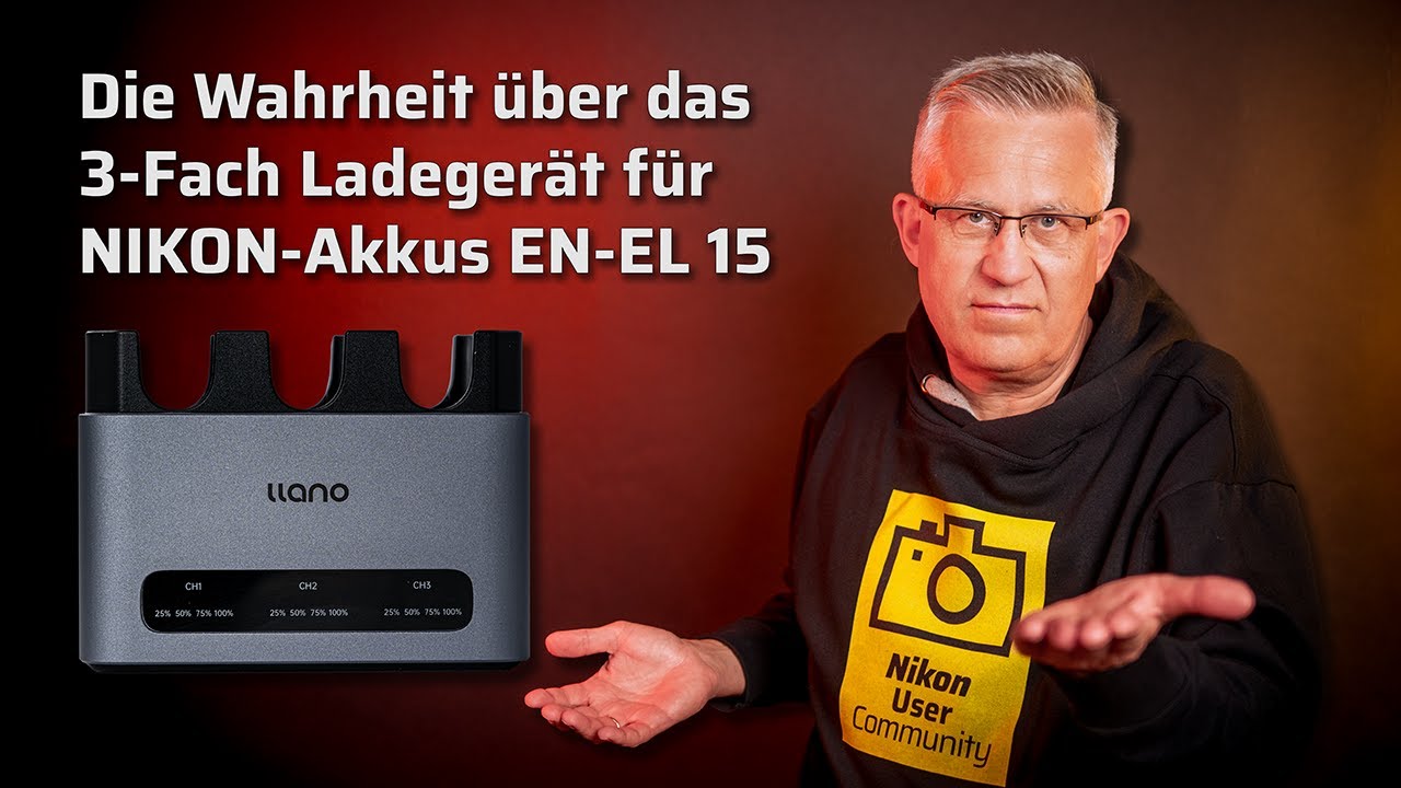 🔋 Llano Llano 3-fach Ladegerät für Nikon EN-EL 15 Akkus im Test – Lohnt sich der Kauf wirklich?