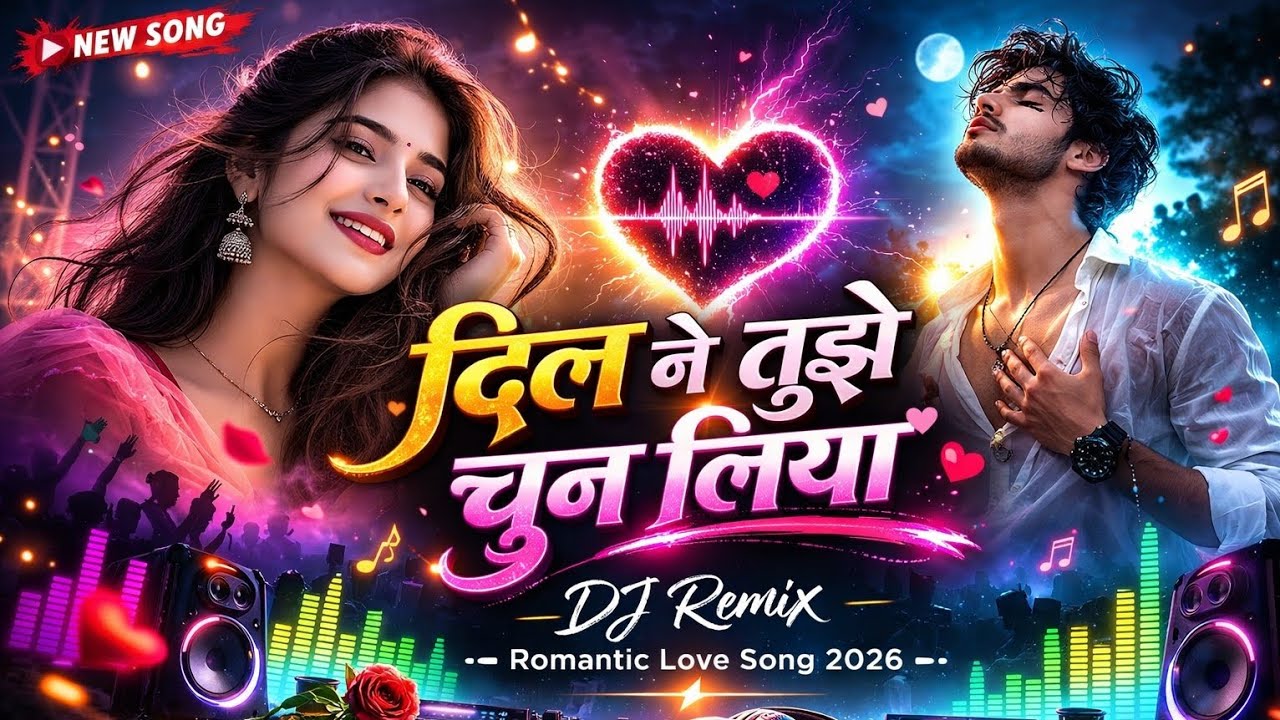 दिल ने तुझे चुन लिया 💖 | DJ Remix | Romantic Hindi Love Song 2026 | New Heart Touching Song