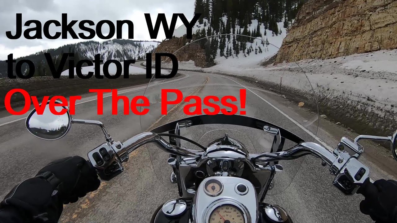 Jackson Wyoming to Victor Idaho over Teton Pass.