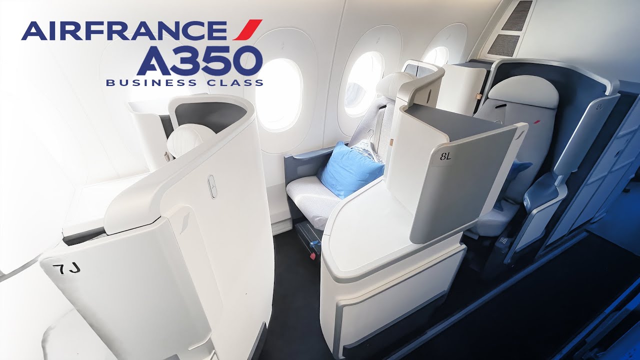 Бизнес-класс Air France A350 | Париж — Монреаль