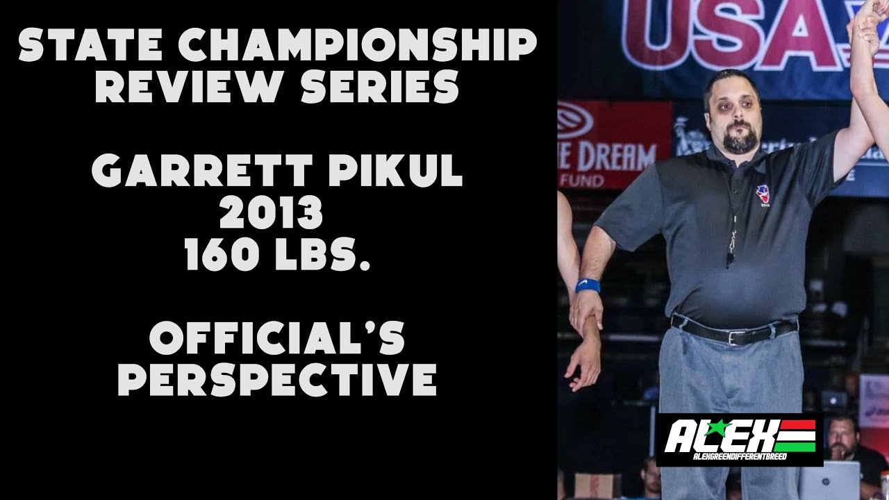 State Wrestling Championship match review w/ Garrett Pikul (KHSAA Official; 2013 160 lbs. bout)