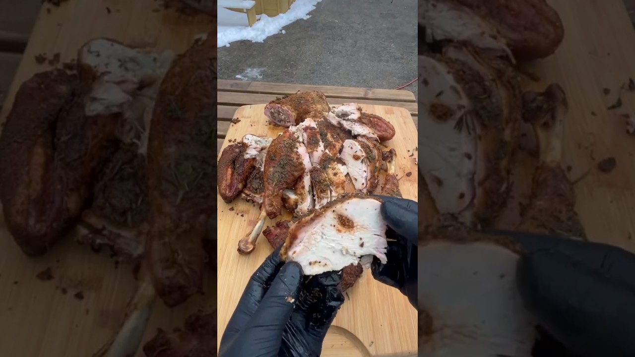 Roast turkey _ ASMR 🔥🥩