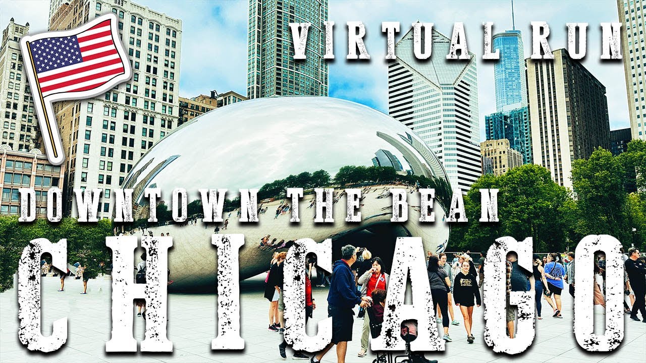 🆃RE🅰DMILL | Virtual 🆁un - CHICAGO - THE BEAN - USA #treadmill #virtualrun #run