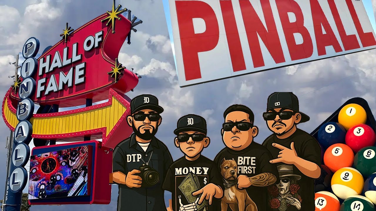 PINBALL HALL OF FAME Con Los Vatos!!