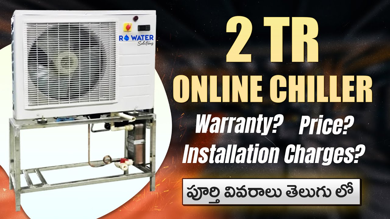 Cooling Machine for RO Water Plant | 2 TR Online Chiller Price & Features 2025