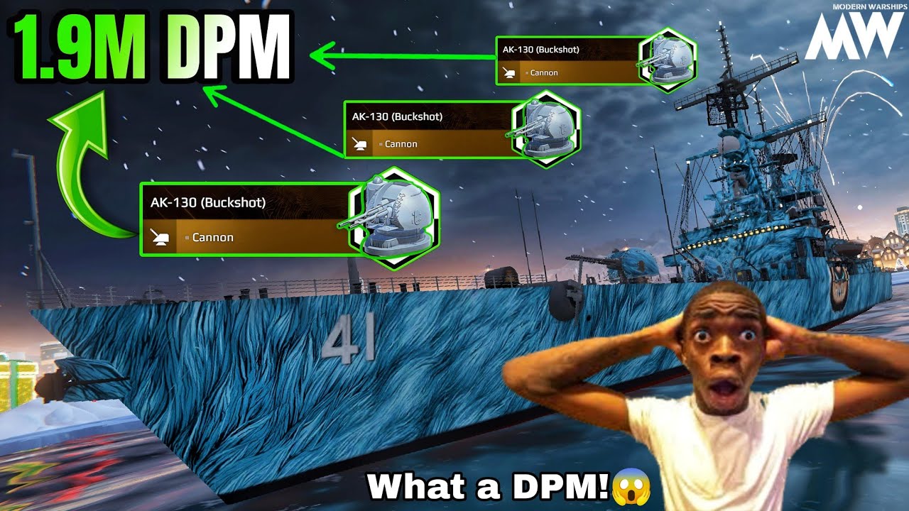 DPM King 👑 Arkansas With 3x AK-130 Buckshot 🔥 killing Machine ☠️ - Modern Warships 