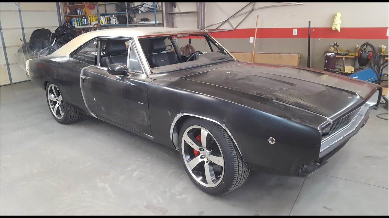 Don's 68 Charger body swap part 34 fabrication finished.