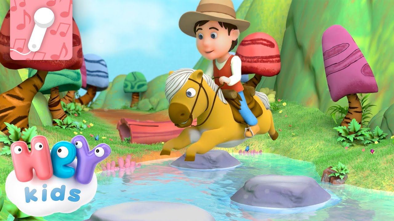 Hopp, hopp, hopp, Pferdchen lauf Galopp 🎤 KARAOKE | HeyKids - Kinderlieder TV
