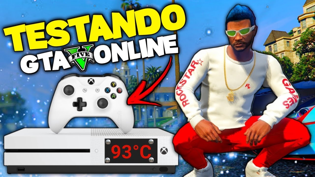 TESTANDO o GTA 5 ONLINE no XBOX ONE S em 2024!