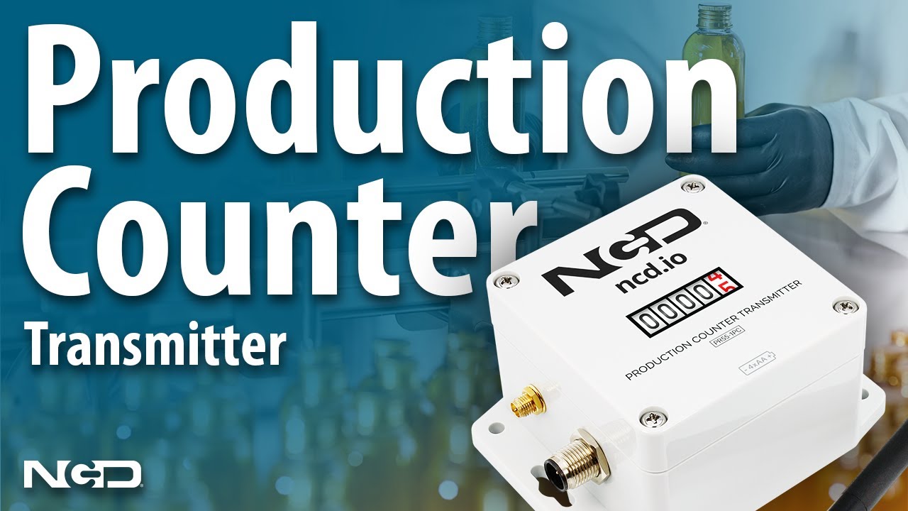 Revolutionize Production Monitoring with the Wireless Production Counter with Sensor
