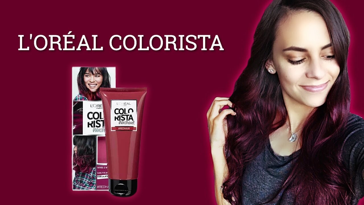 DYEING MY HAIR RED! | L'OREAL COLORISTA REVIEW!