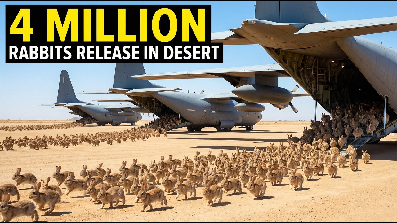 China's $8 Billion Desert Mega Project 🇨🇳: How a Rabbit Army is Building a New World