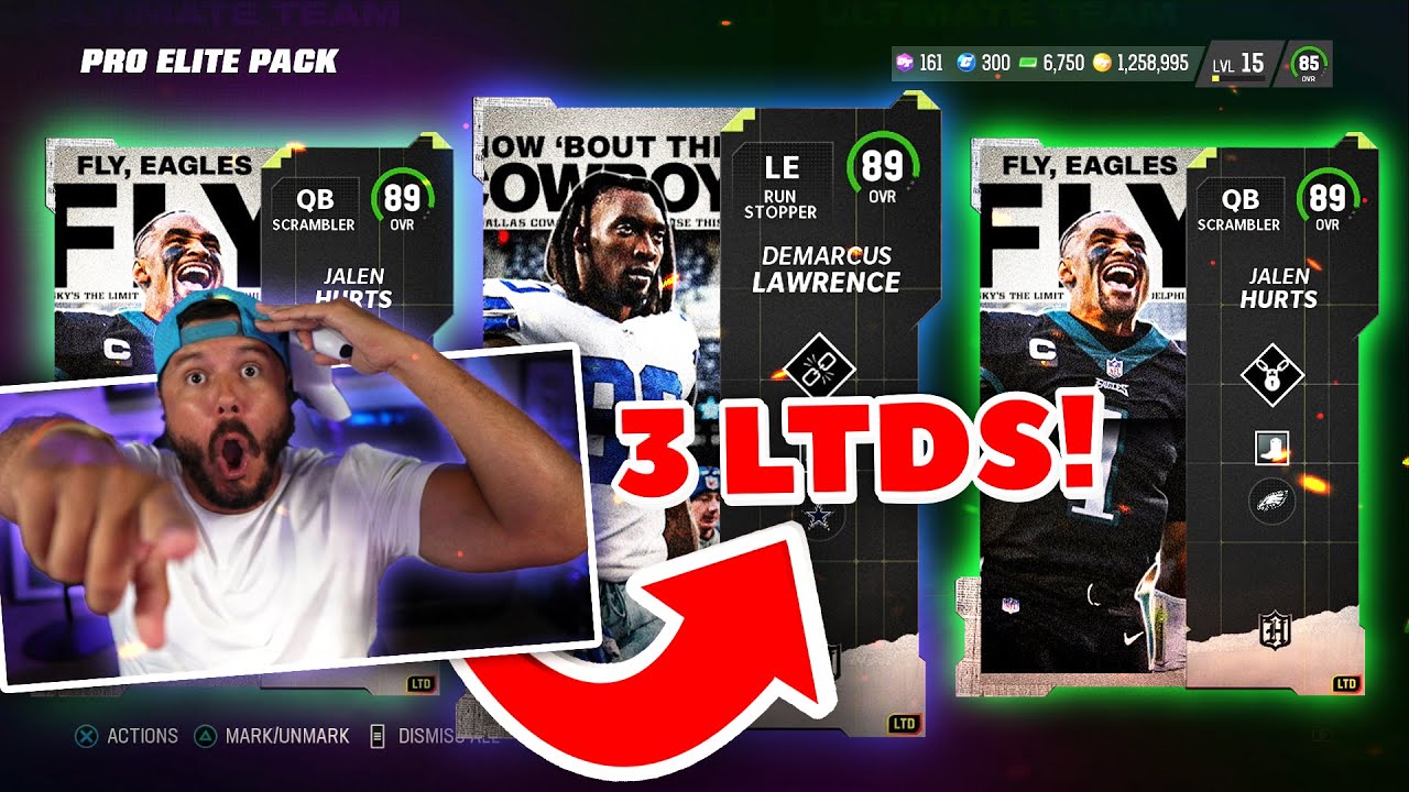 *INSANE* I PULLED 3 LIMITED TIME CARDS IN MADDEN 23