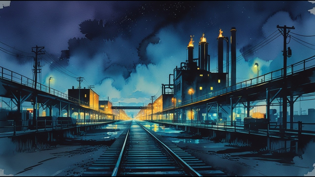 Industrial Ambient — Decay & Stillness | TokyoLandscape for Deep Focus (130min)