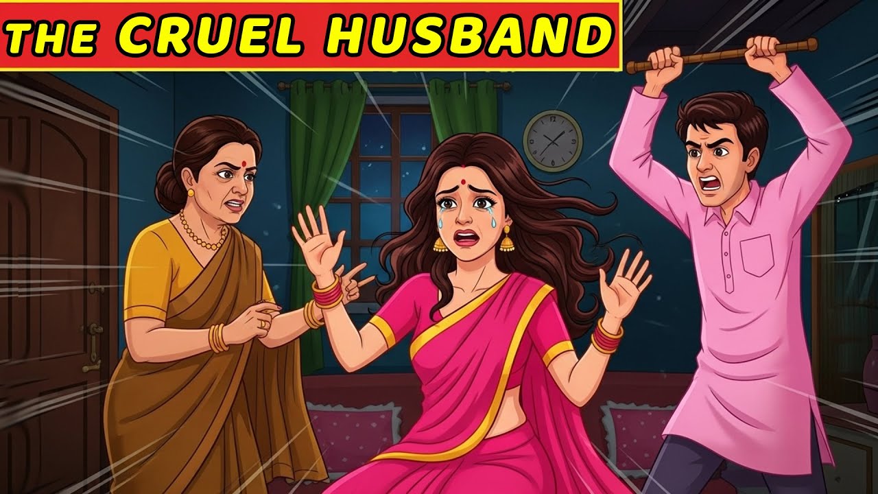 The Cruel Husband Moral Stories | Animated Stories | Cartoon | English Story A heart Touching Story
