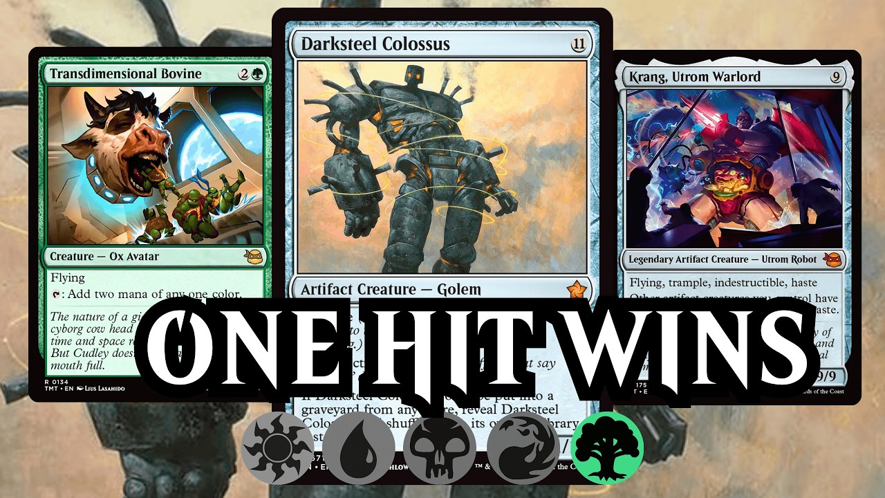 One-Shot Opponents With the A HUGE Surprise! | MTG Arena Standard Mono Green TMNT