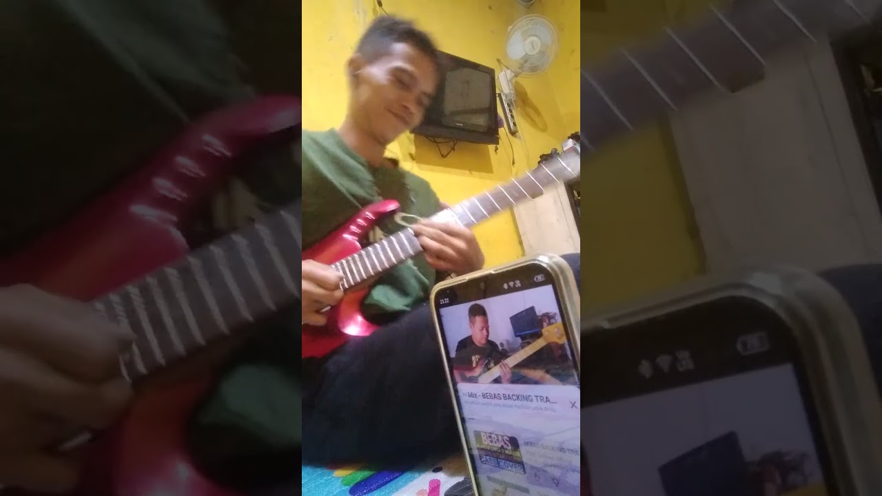 Cover gitar judul lagu bebas karya haji Rhoma irama....  