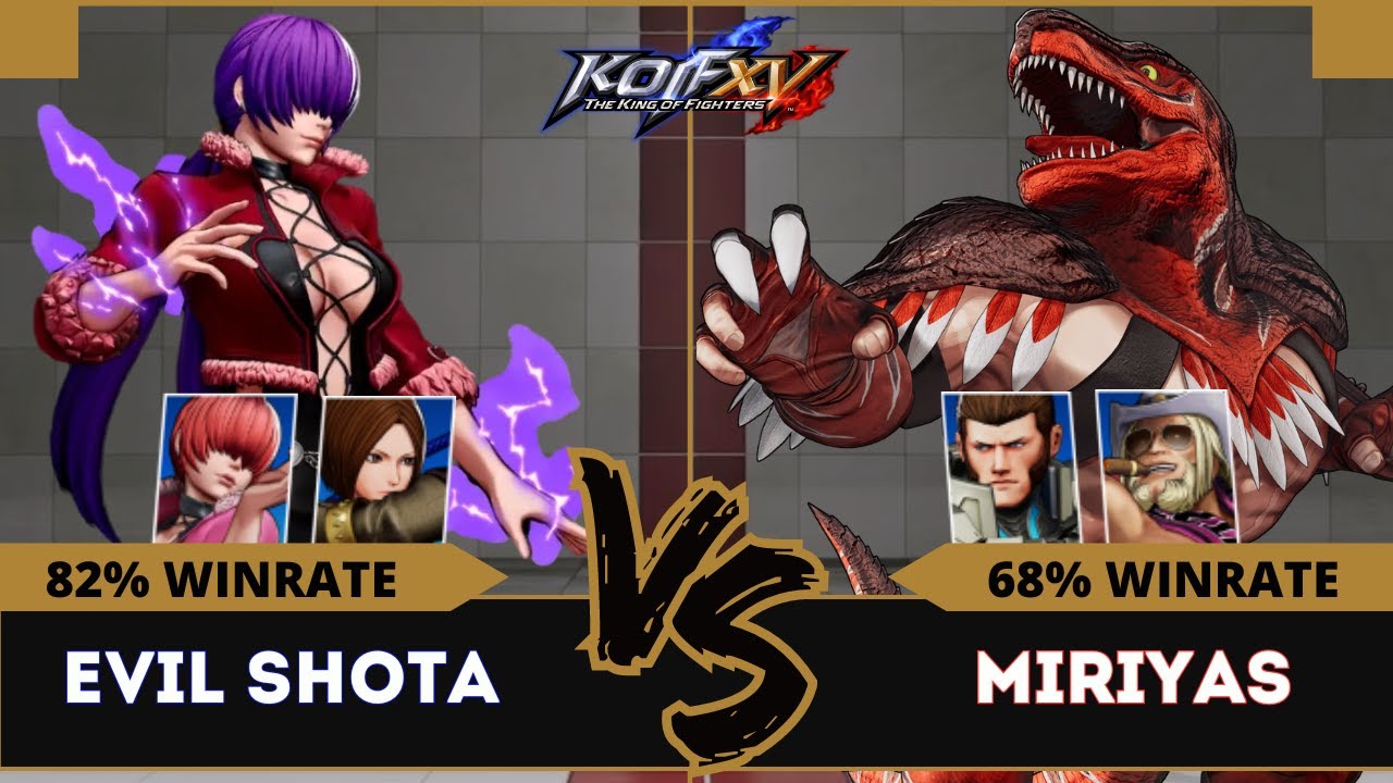 KOFXV⚡ EVIL SHOTA (O.Shermie/Whip/Shermie) vs MIRIYAS (Dino/Maxima/Antonov)🦖Replay Match - 06/24