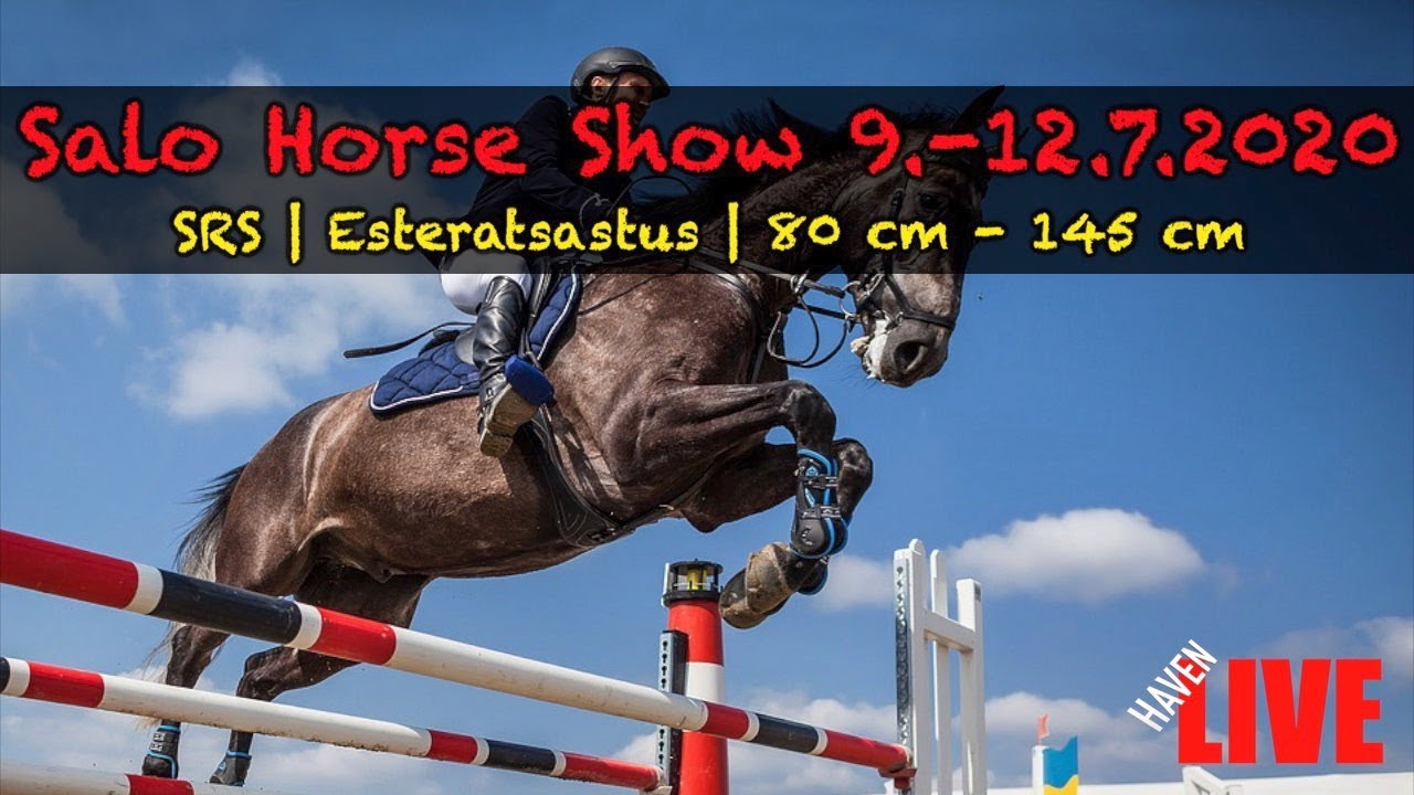 🔴 LIVE | PE | Salo Horse Show | 9.-12.7.2020 | 1/2