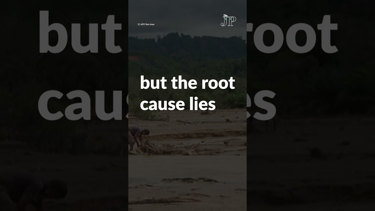 Are the Sumatra floods truly a natural disaster? #shorts