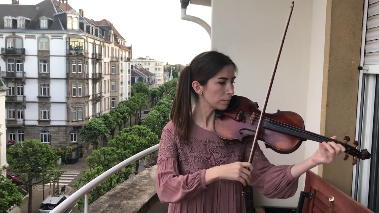 Corona Balcony Concerts Series 20 - Les valses de Vienne - François Feldman (Violin Cover)