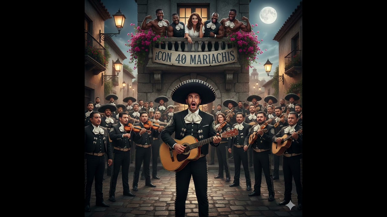 Con 40 Mariachis 